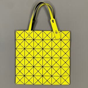 BOA BOA ISSEY MIYAKE Yellow Triangle Tote Bags